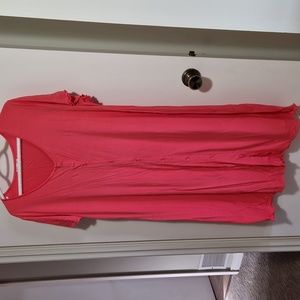 Pink buttoned night gown